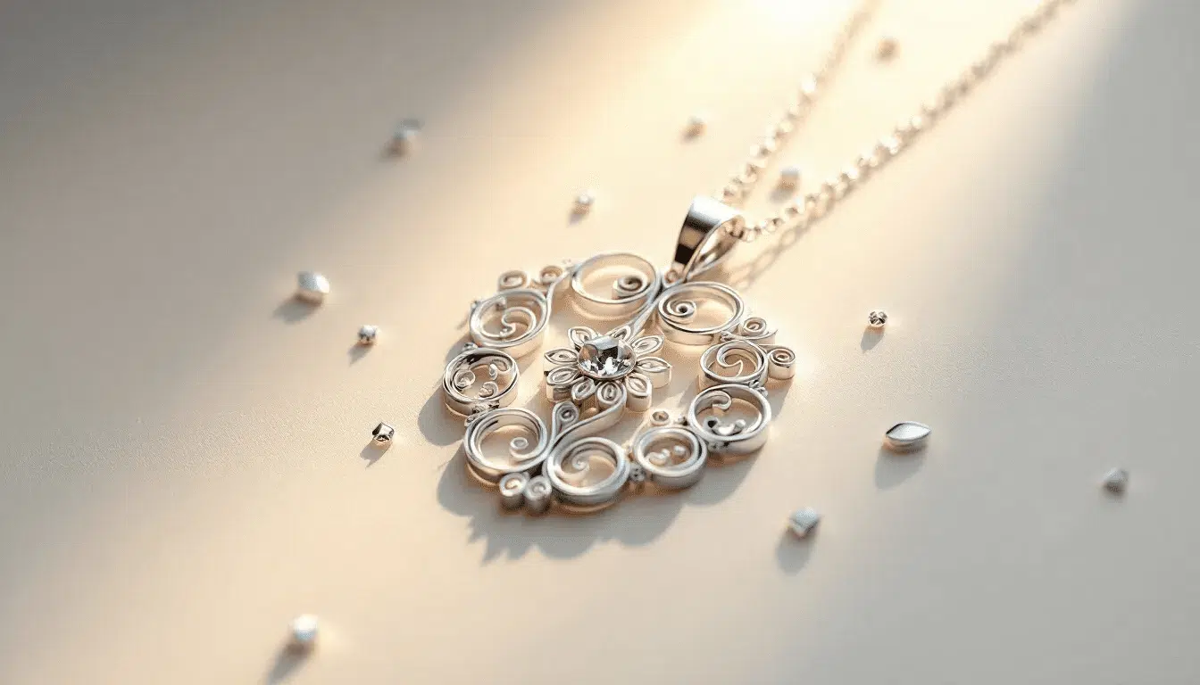 The image showcases a collection of beautifully crafted quilled jewelry pieces including earrings and pendants made from colorful quilling paper strips The intricate designs feature various shapes like teardrops and triangles highlighting the art of paper quilling and its potential for creating unique accessories