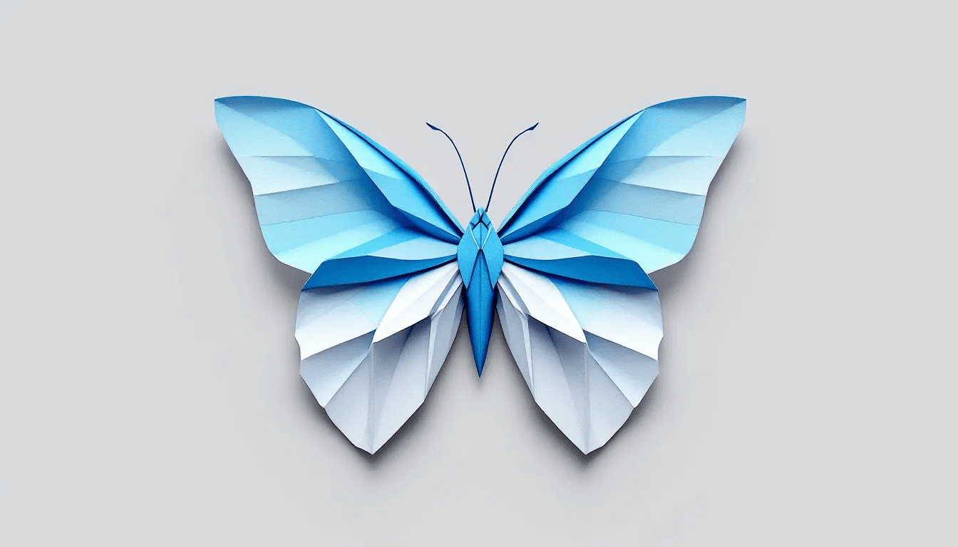 C3f7c7fbf34b439b95ef92a85134e1c5 simply paper crafts A simple origami butterfly made from a sheet of origami paper