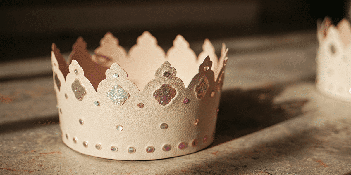 477a92d6a1064cf9b186d62cb7ee6883 simply paper crafts A pink crown made out of paper cup with plastic rubies