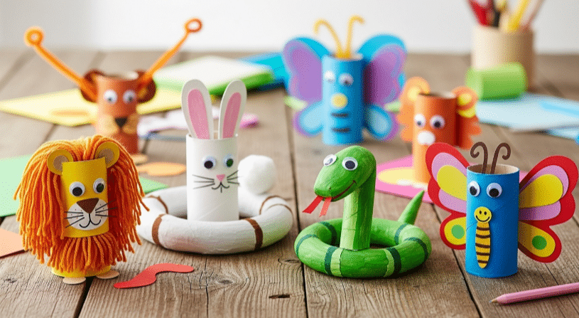Creative and Fun Animal Toilet Paper Roll Crafts for Kids