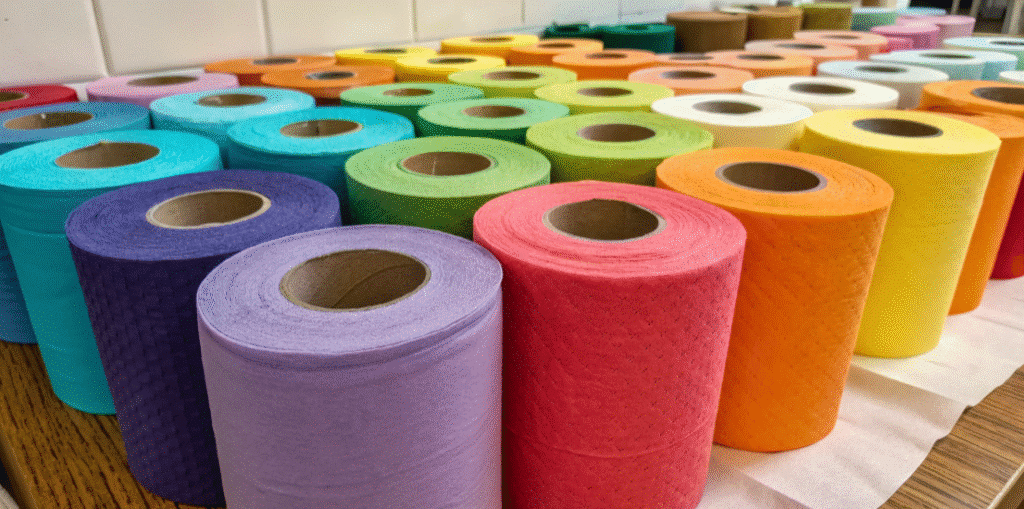Colorful toilet paper rolls simply paper crafts A variety of colorful toilet paper rolls ready for crafts