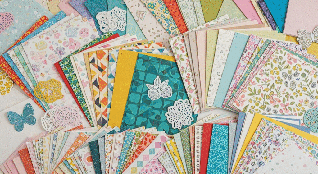 Diverse paper collections simply paper crafts A variety of diverse paper collections for crafting and scrapbooking