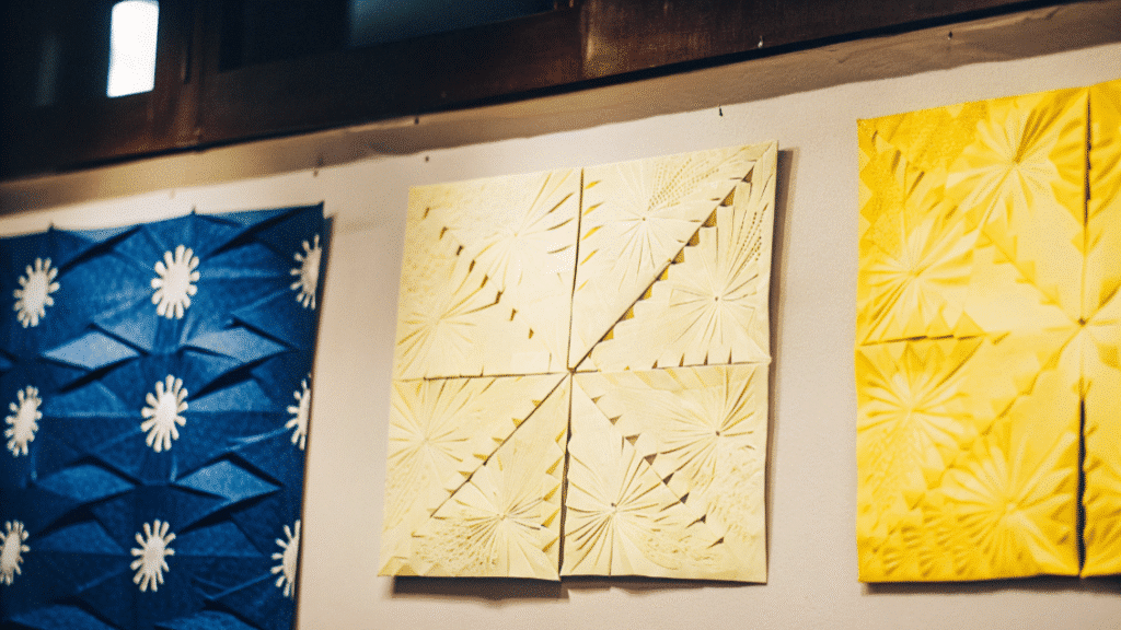 Easy paper wall art simply paper crafts A creative display of easy paper wall art showcasing various designs