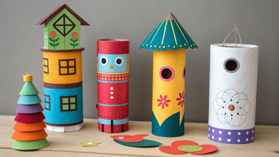Paper towel tube art projects simply paper crafts Various everyday art projects using paper towel tubes