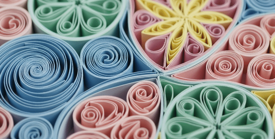 Paper twisting designs simply paper crafts Colorful Paper Twisting Designs