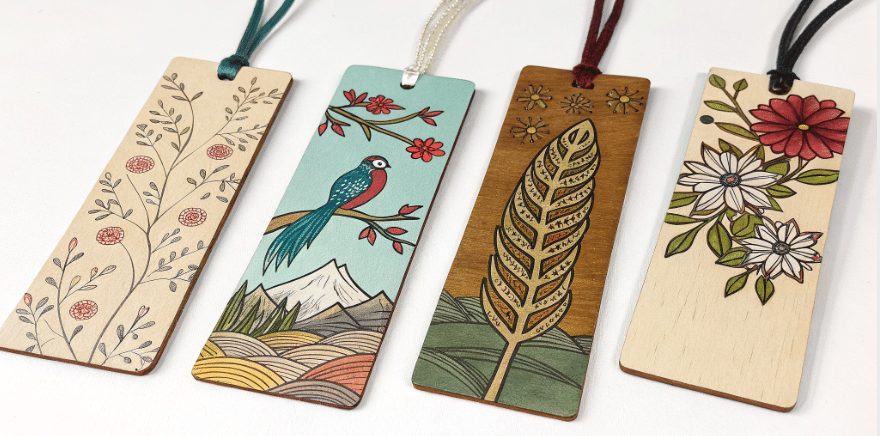 Personalized bookmarks simply paper crafts Personalized bookmarks made from various materials showcasing creativity and uniqueness