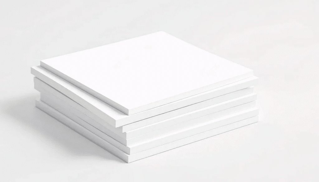 Printed paper sheets simply paper crafts A stack of printed paper sheets showcasing various documents for business use