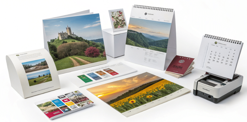 Professional printing services simply paper crafts A professional printing service showcasing various printed products