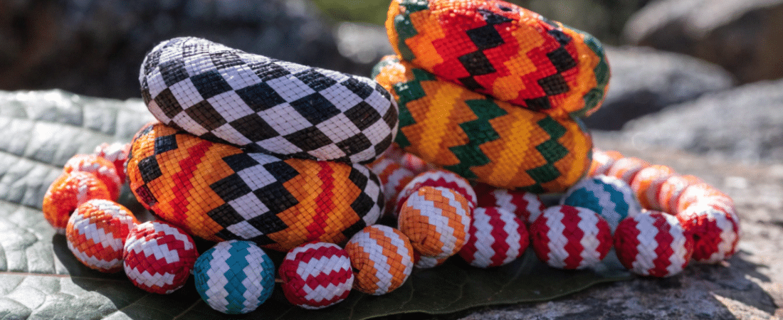 African paper beads Decorative African paper beads