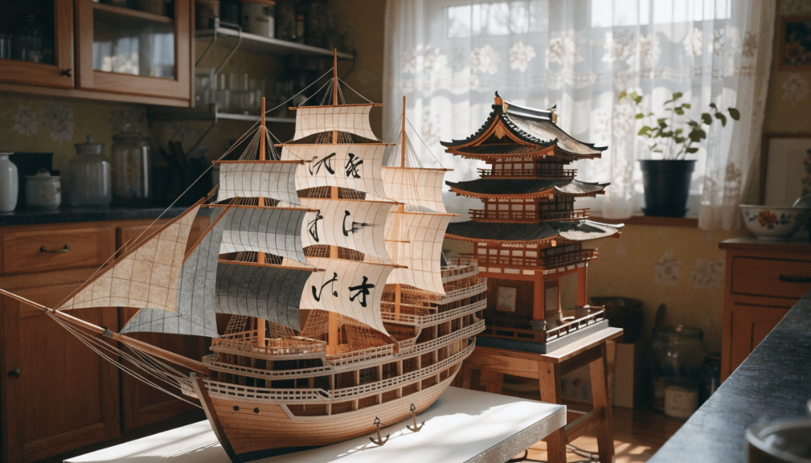Japanese Paper Model Kits