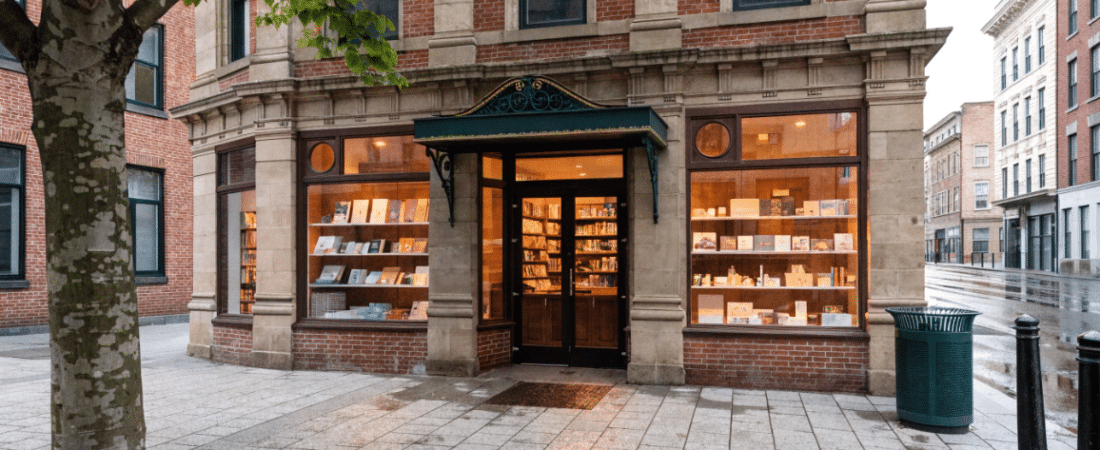Paperie store An exterior of a paperie store