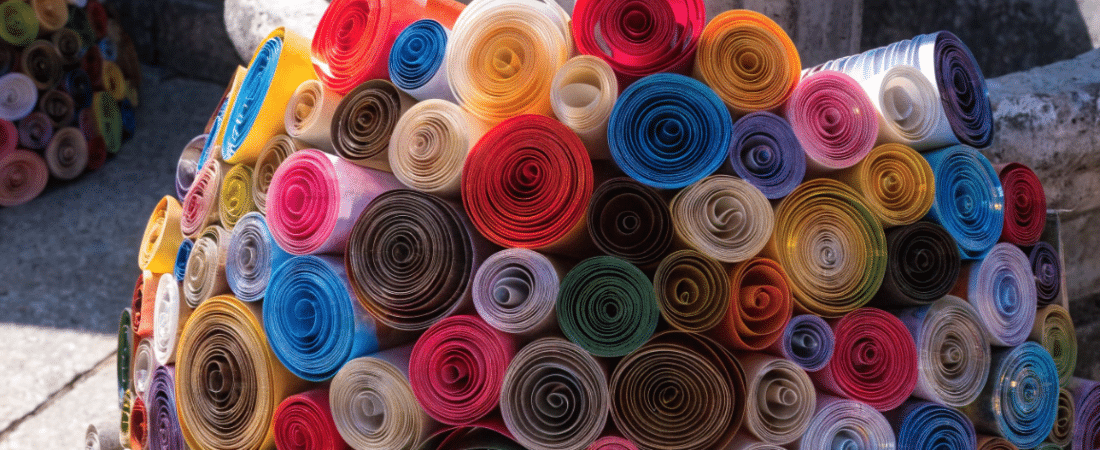 Assortment of quilling strips