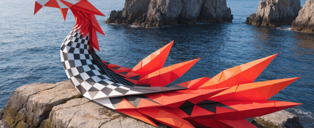 Zhezhi origami A paper origami bird