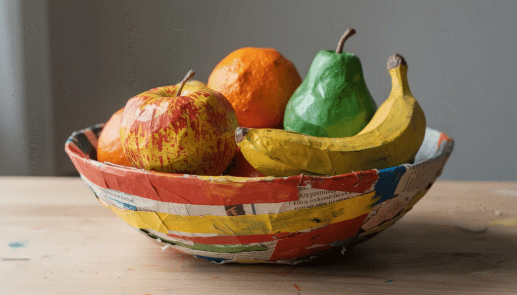 Image Create a beautiful paper mache fruit bowl with our easy step by step guide Perfect for beginners and a fun craft project to brighten your home Read more