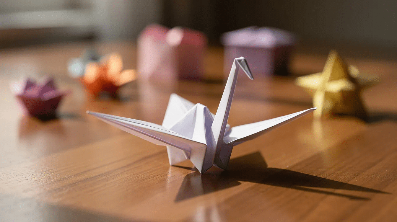 The image showcases a variety of colorful origami models including simple origami animals like a cute rabbit and a playful fish all crafted from square sheets of paper This collection highlights easy origami ideas perfect for beginners featuring clear folds and shapes that encourage creativity and fun in paper folding