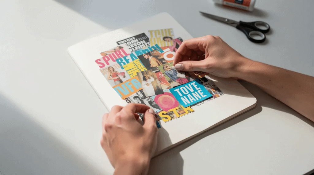 How to Decorate a Notebook Cover with Paper