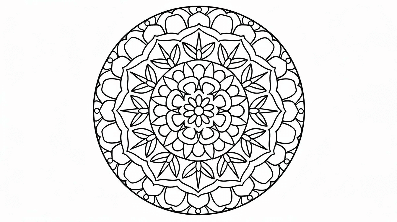 This image features a collection of quick color easy mandalas showcasing simple designs with large areas perfect for coloring These mandala coloring pages are ideal for both kids and adults providing a relaxing way to express creativity and find peace through coloring